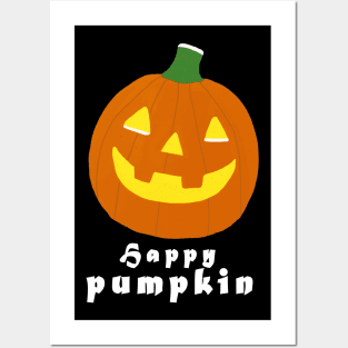 Happy Pumpkin Posters and Art